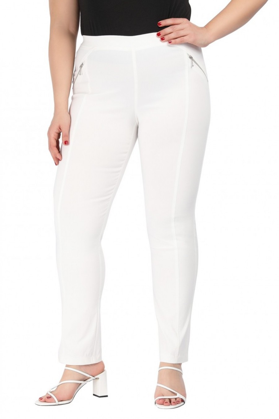 παντελόνι ελαστικό με φερμουάρ