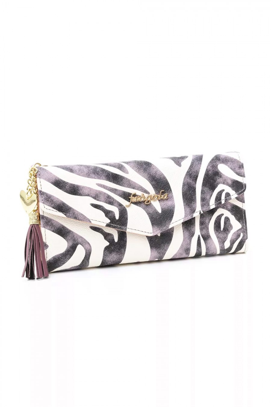 πορτοφόλι φάκελος με zebra print