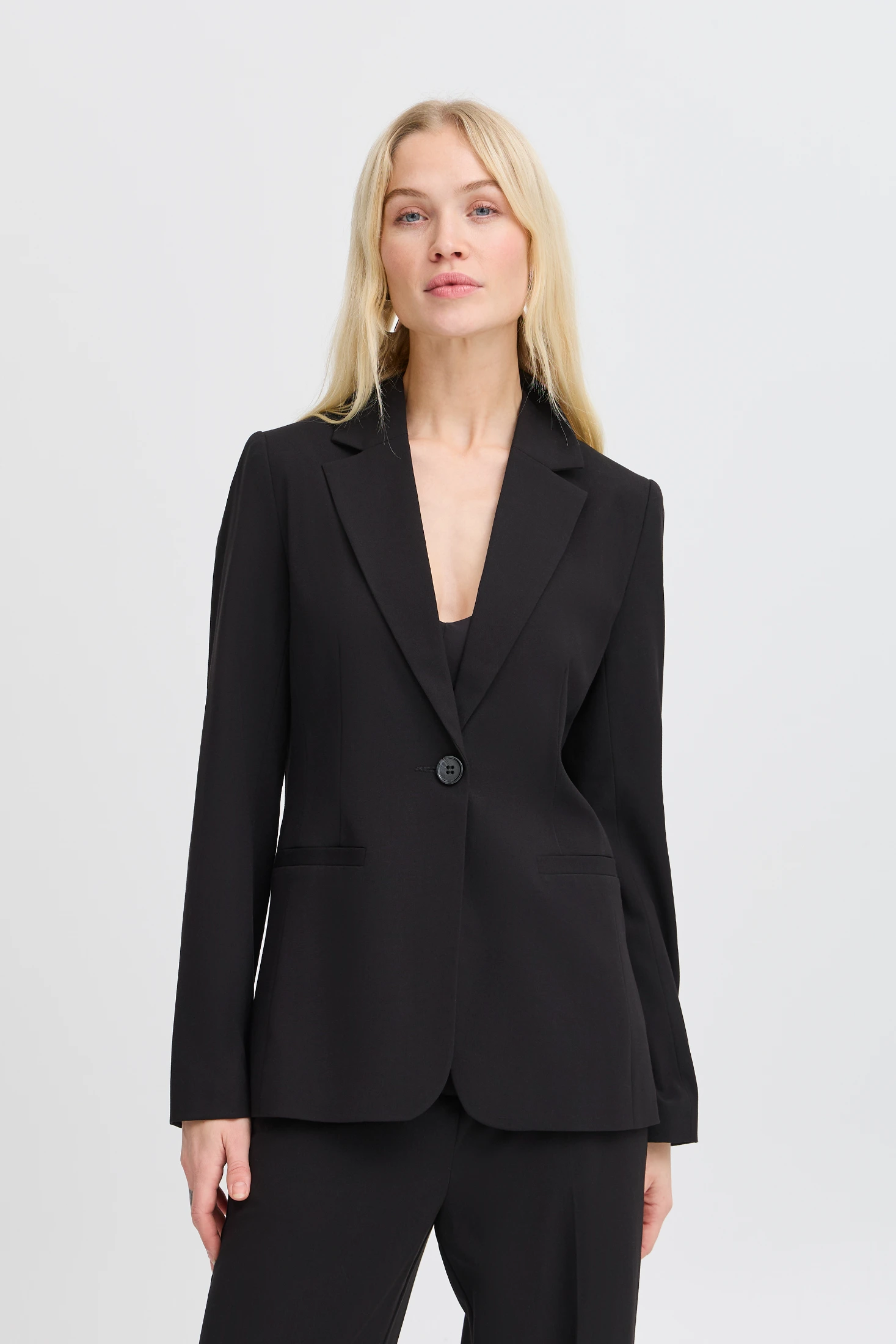 Σακάκι σε χρώμα μαύρο Μαύρο - φωτογραφία 1
