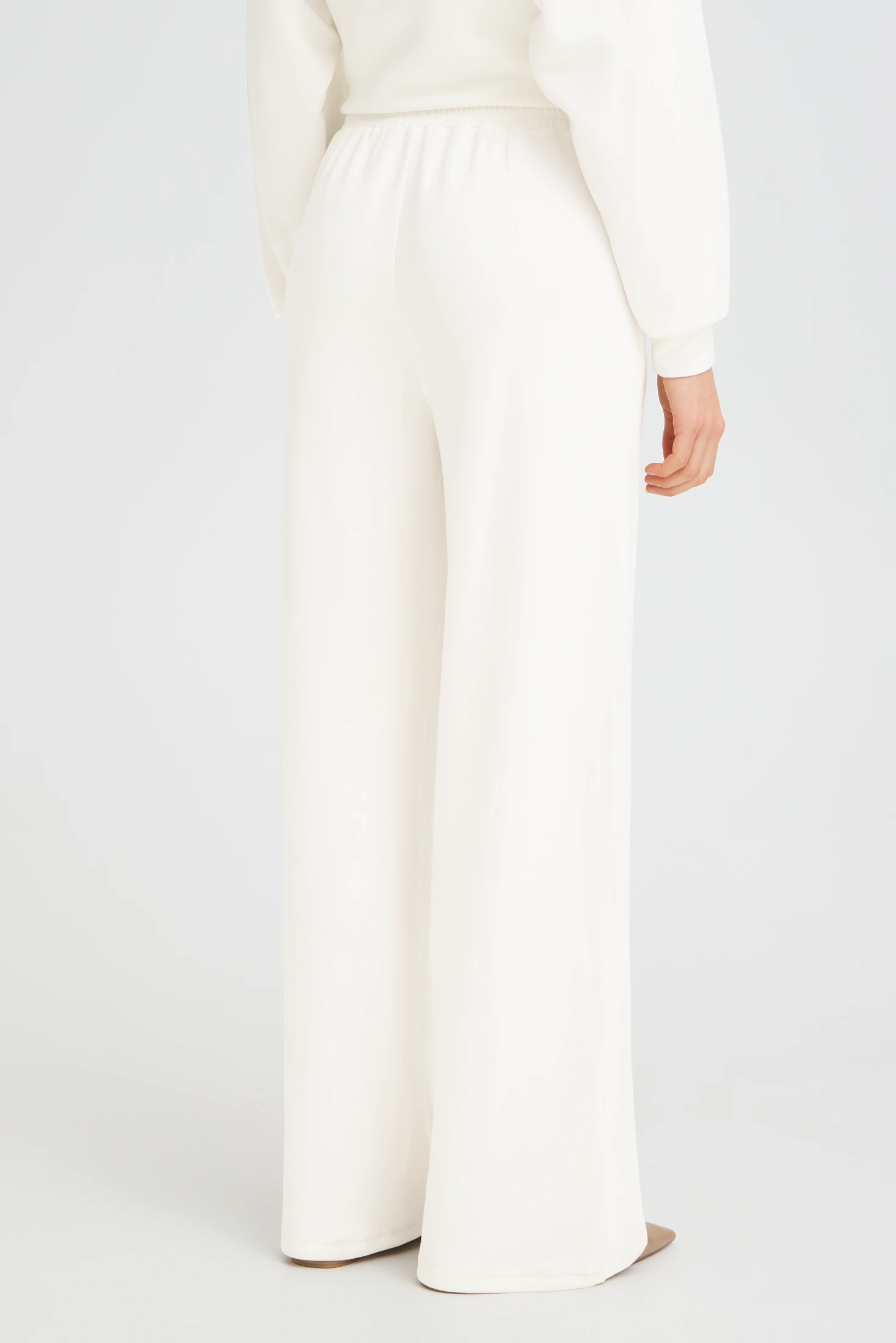 Fransa Παντελόνι casual σε ίσια γραμμή λευκό Whisper White - φωτογραφία 3