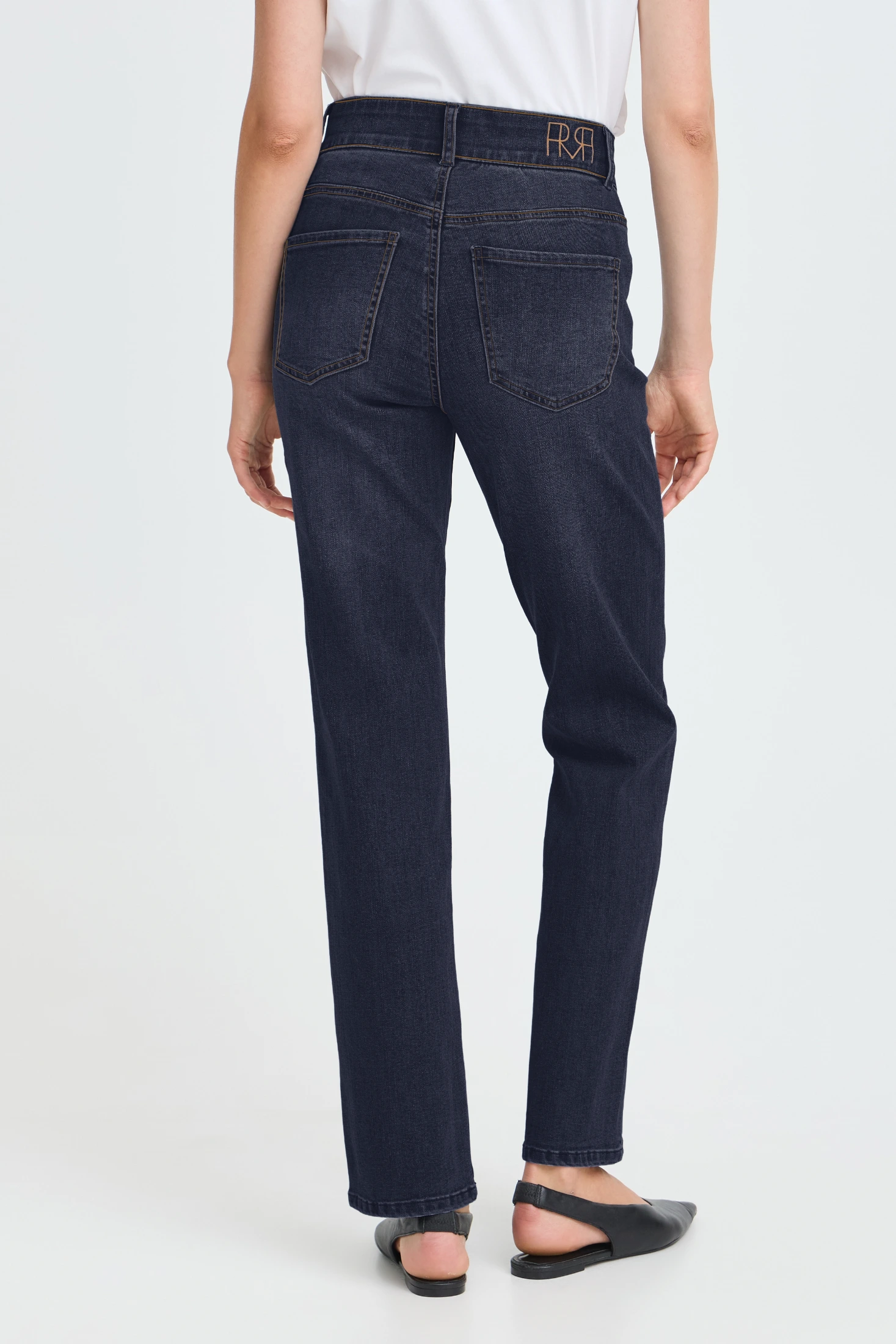 Fransa παντελόνι straight fit Indigo Blue Denim - φωτογραφία 3