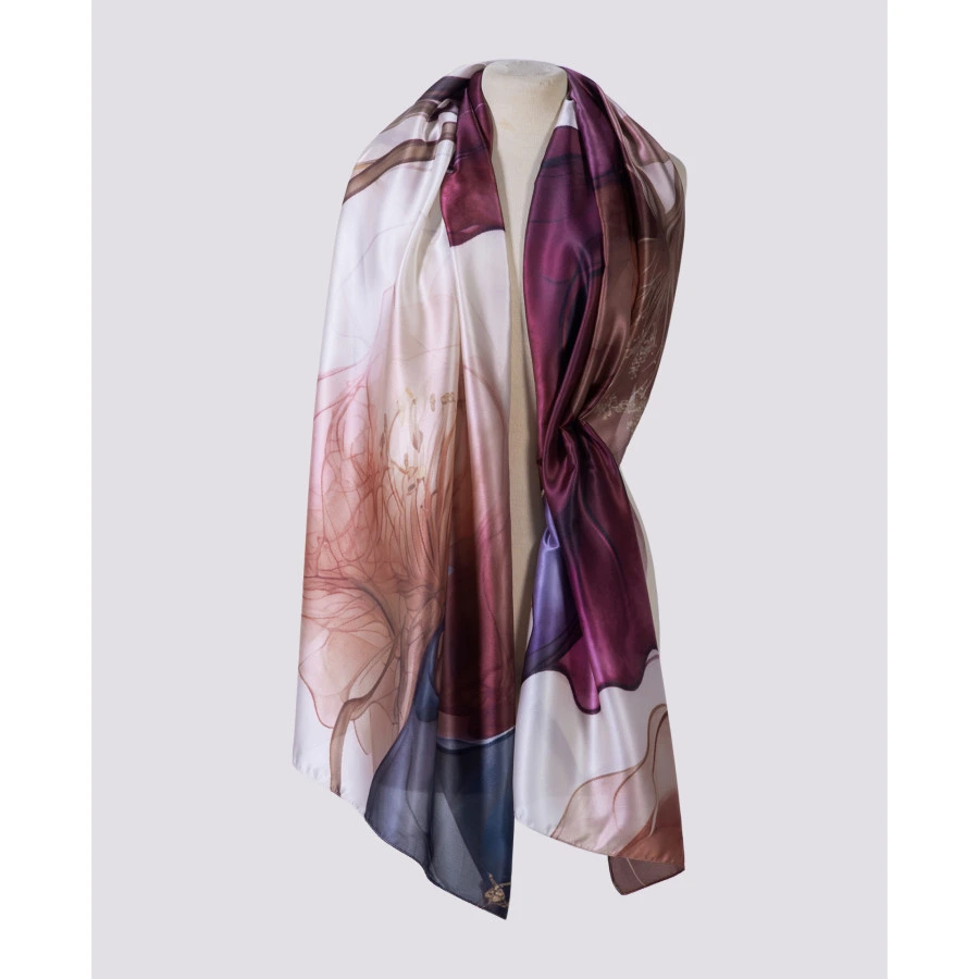 Phymi Φουλάρι silk feeling floral Impression
